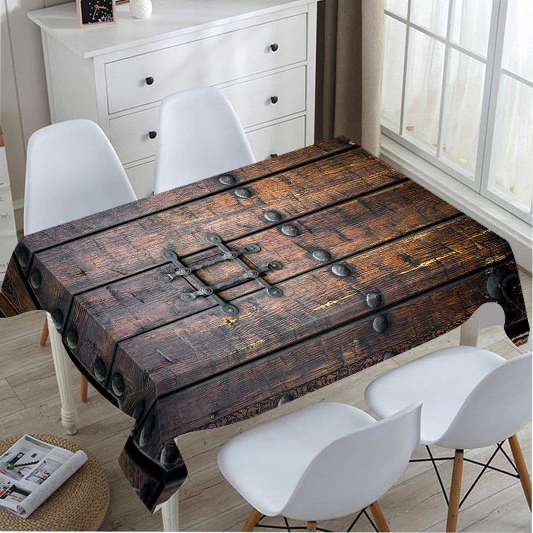 Home Textiles Premium - Toalha de Mesa Medieval Antiga com