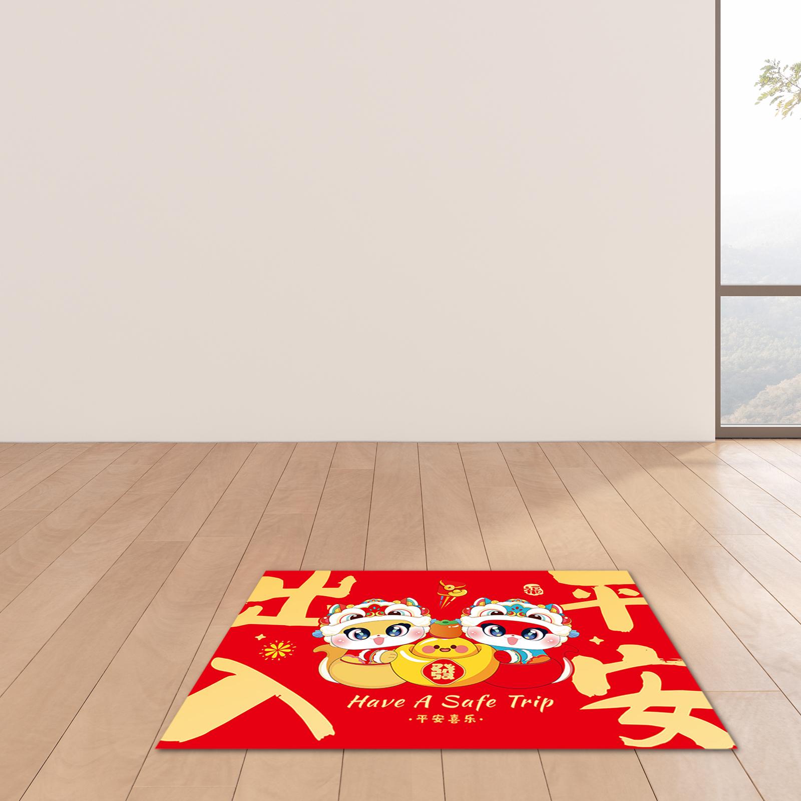Home Textiles Rug - Tapete de chão de ano novo