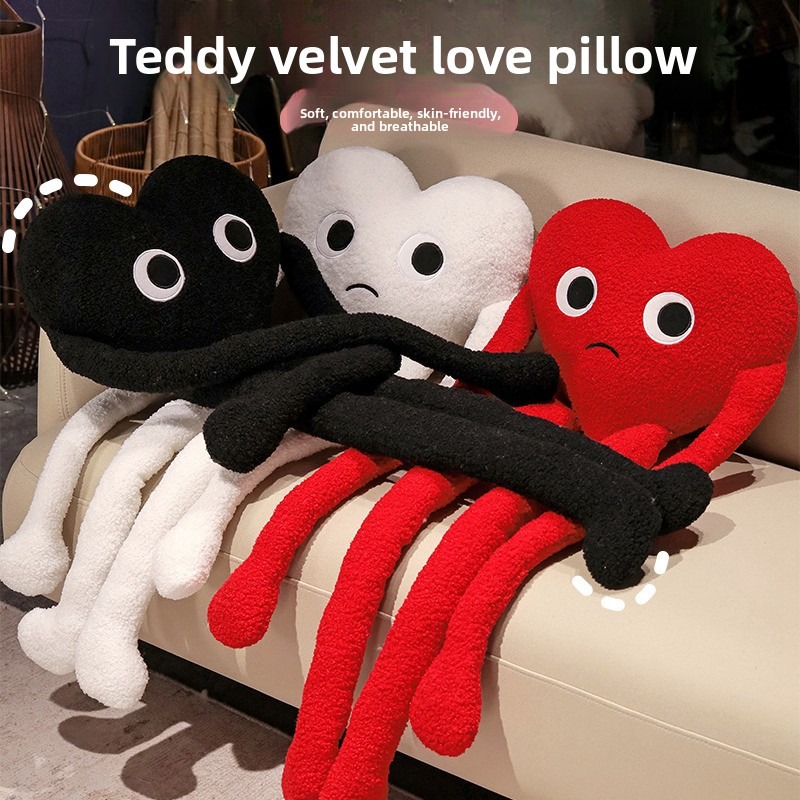 Bolster Pillow Long - Almofada de Pelúcia Fofa em Formato