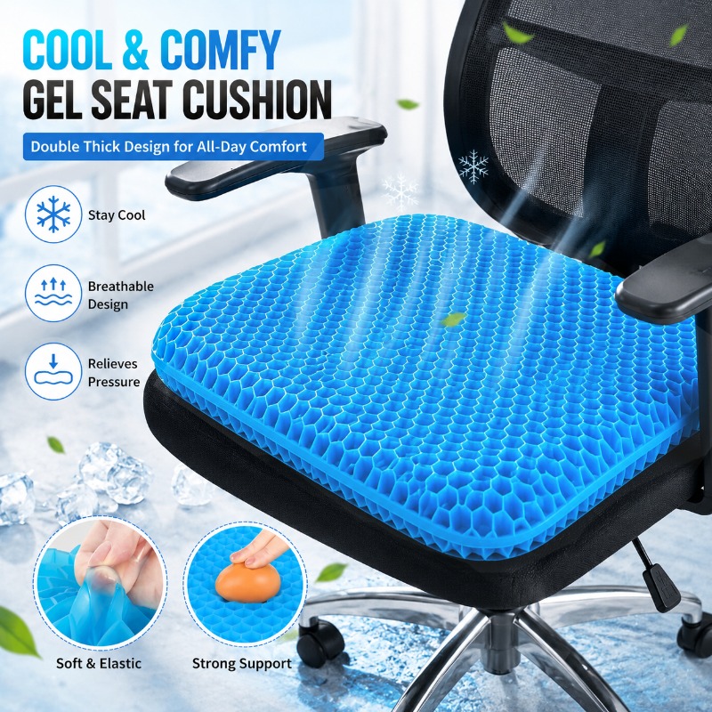 Cooling Pillow Gel - 1 Peça Almofada de Assento de