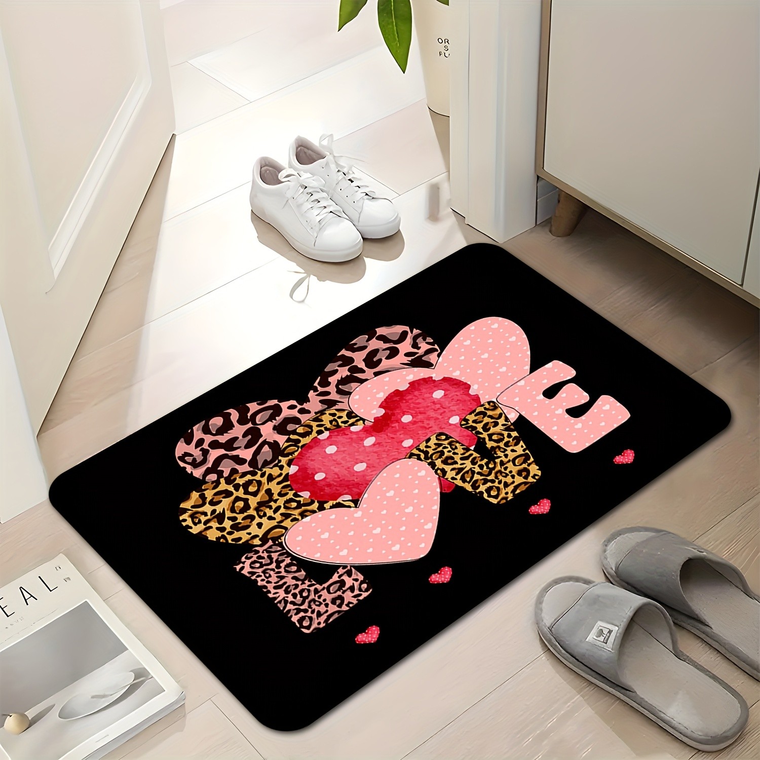 Home Textiles Premium - Tapete de Entrada Premium com Estampa