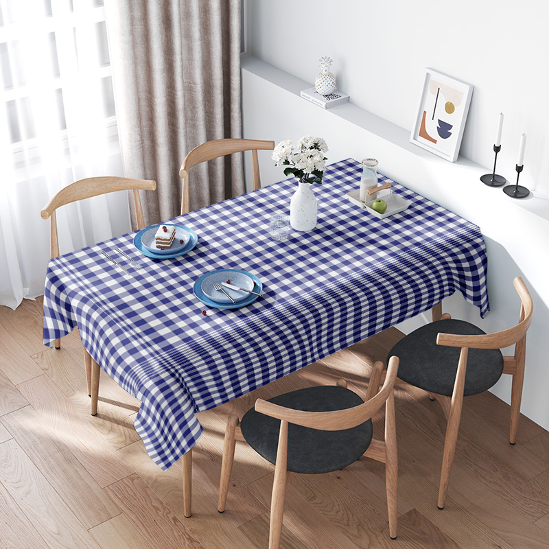 Home Textiles Premium - Toalha de mesa xadrez clássica-tecido de