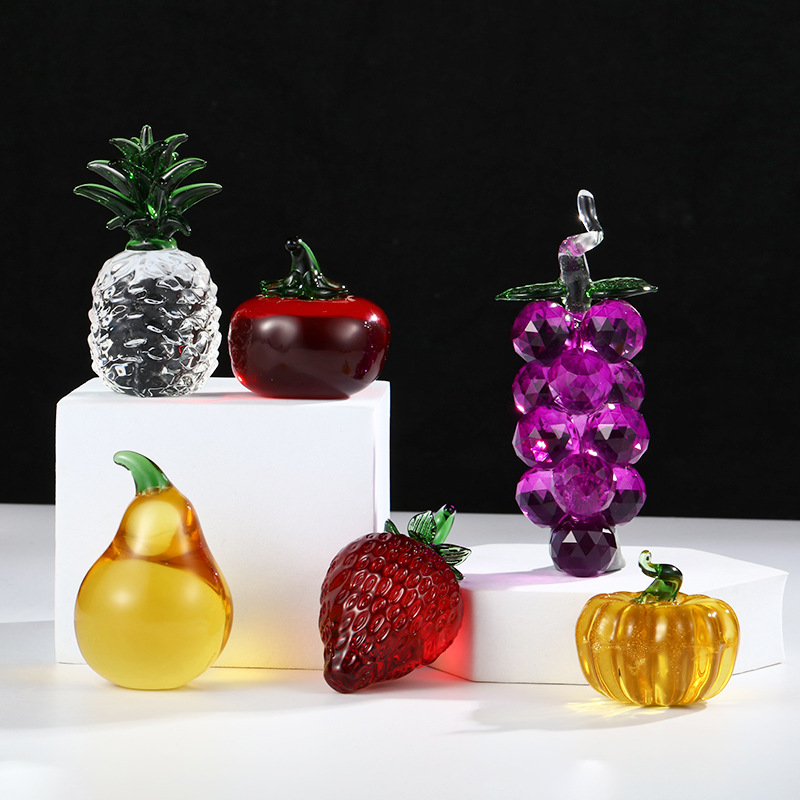 Xt Home Textiles - Criativo 3d fruta cristal abóbora morango