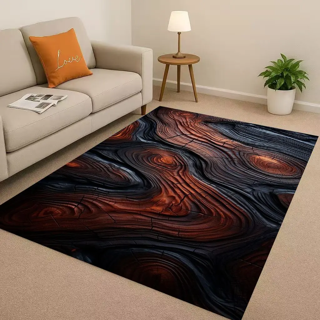 Home Textiles Rug - Tapete Antiderrapante Clássico com Estampa de