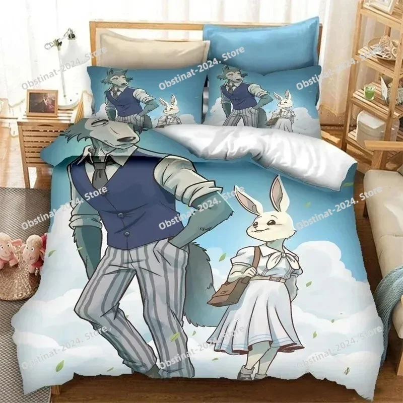 Home Textiles Super Soft - Anime bestaars conjunto de cama impressão