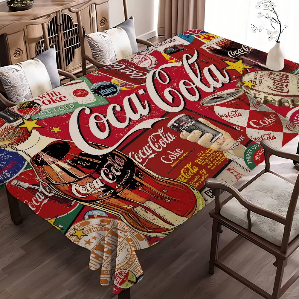 Home Textiles Logo - Toalhas de mesa retangulares com logotipo