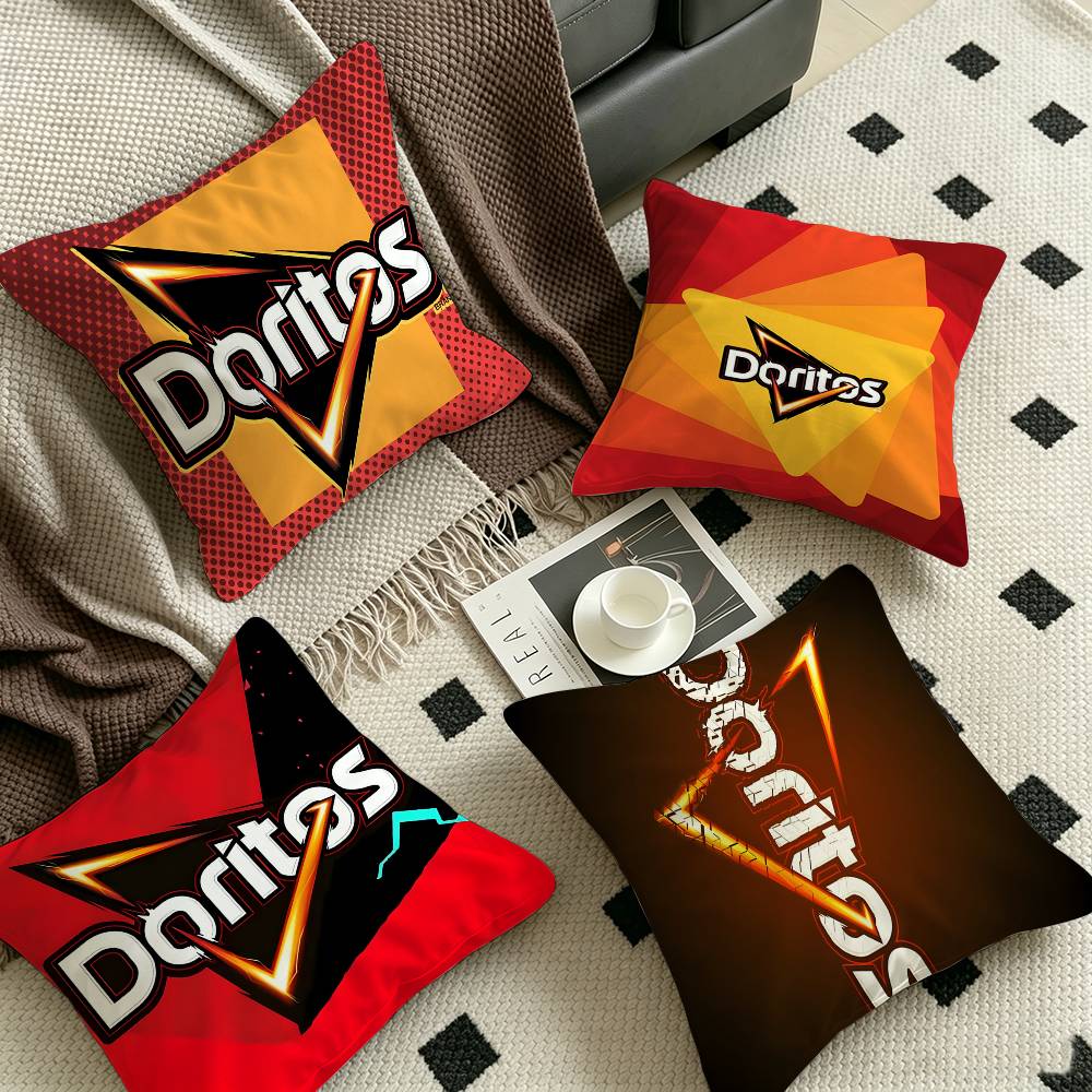 Home Textiles Logo - Capa de almofada com logotipo D-Doritos,