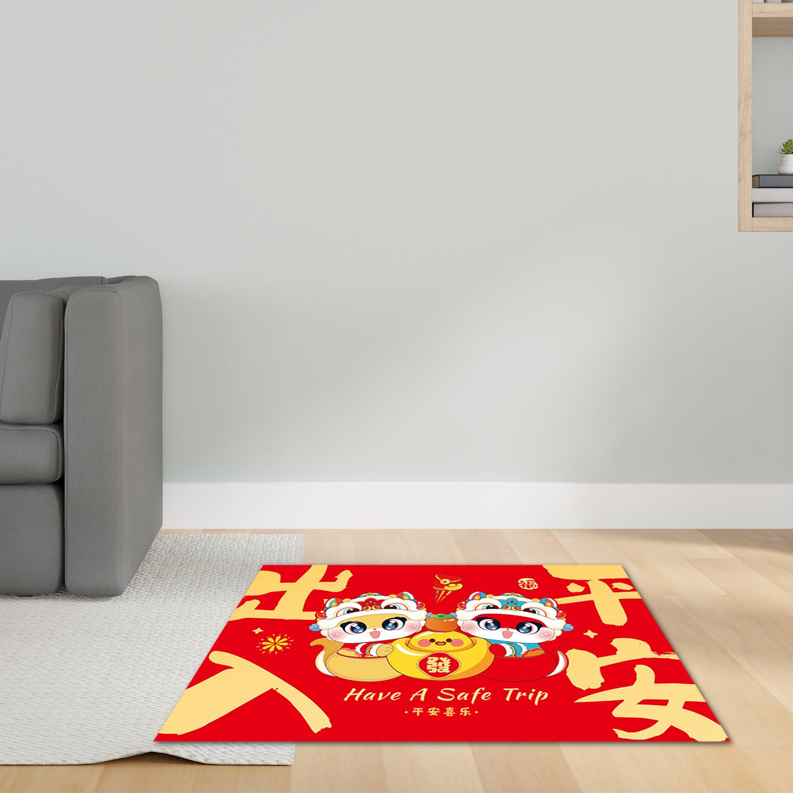 Tapete de chão de ano novo chi - Home Textiles Rug avaliação e preço