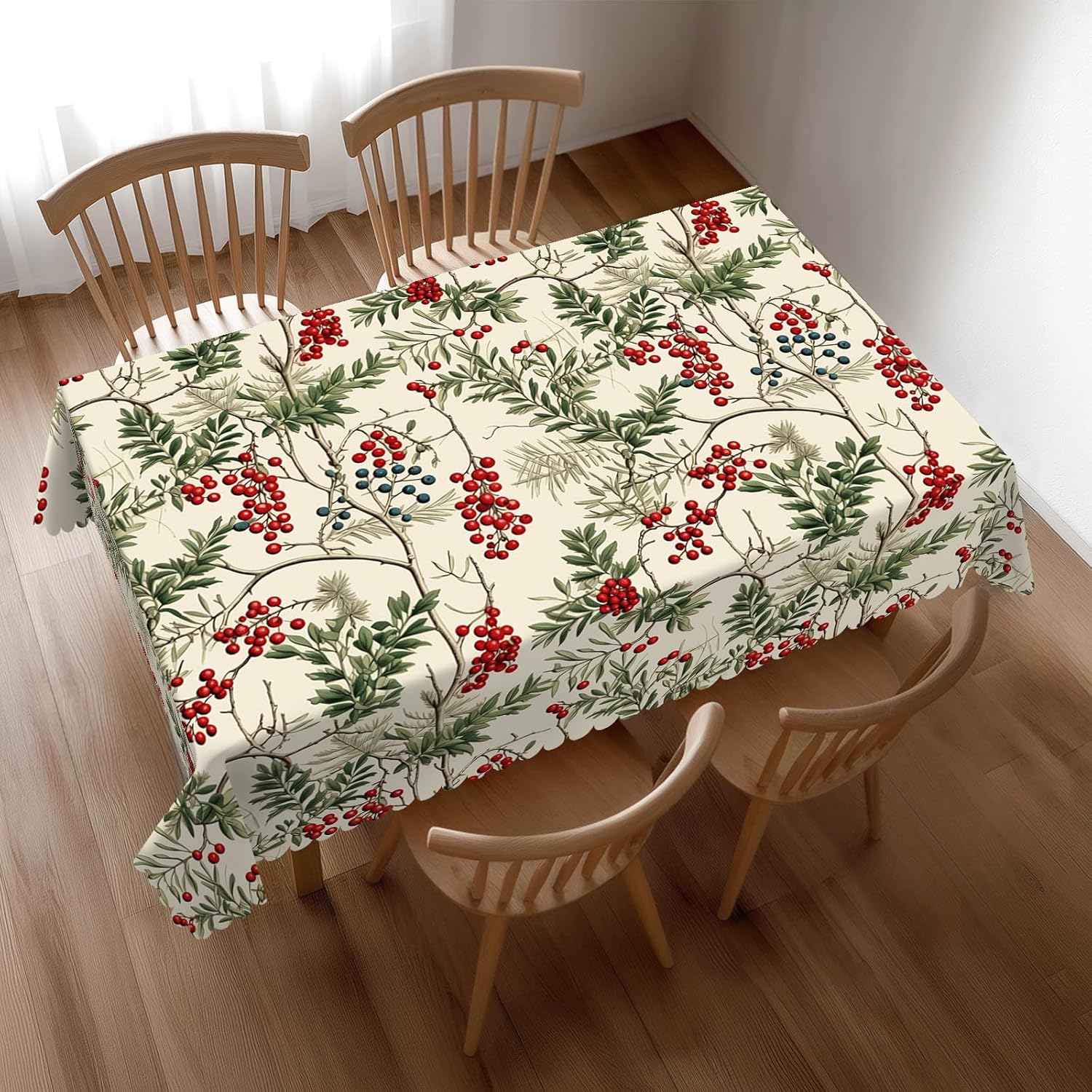 Toalha de Mesa de Natal com Am - Home Textiles Premium avaliação e preço