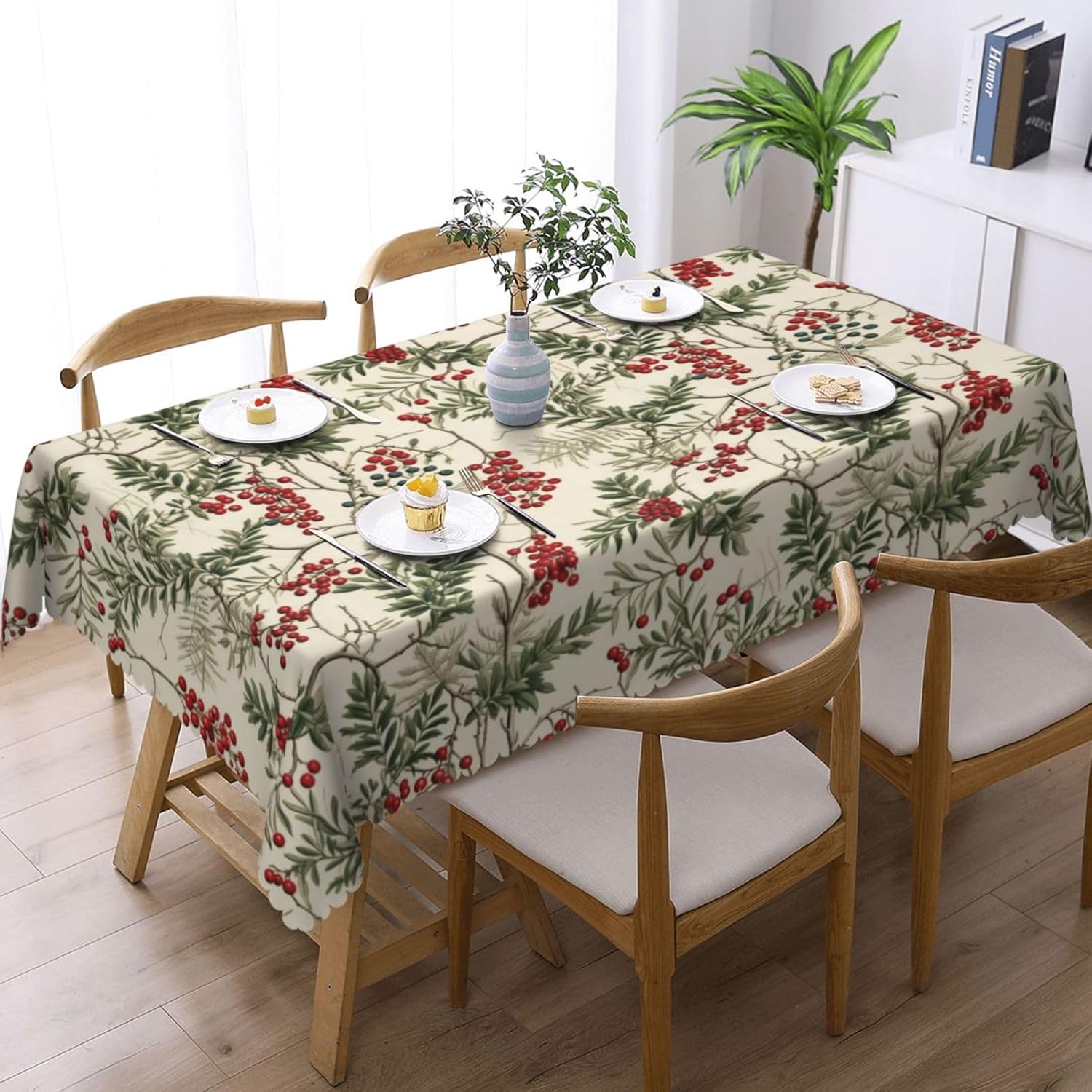 Toalha de Mesa de Natal com Am - Home Textiles Premium avaliação e preço