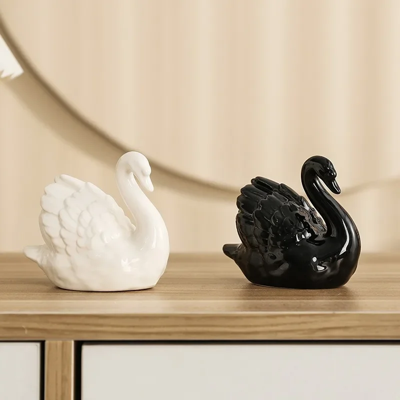 Casal cisne cerâmica jóias cri - Xt Home Textiles avaliação e preço