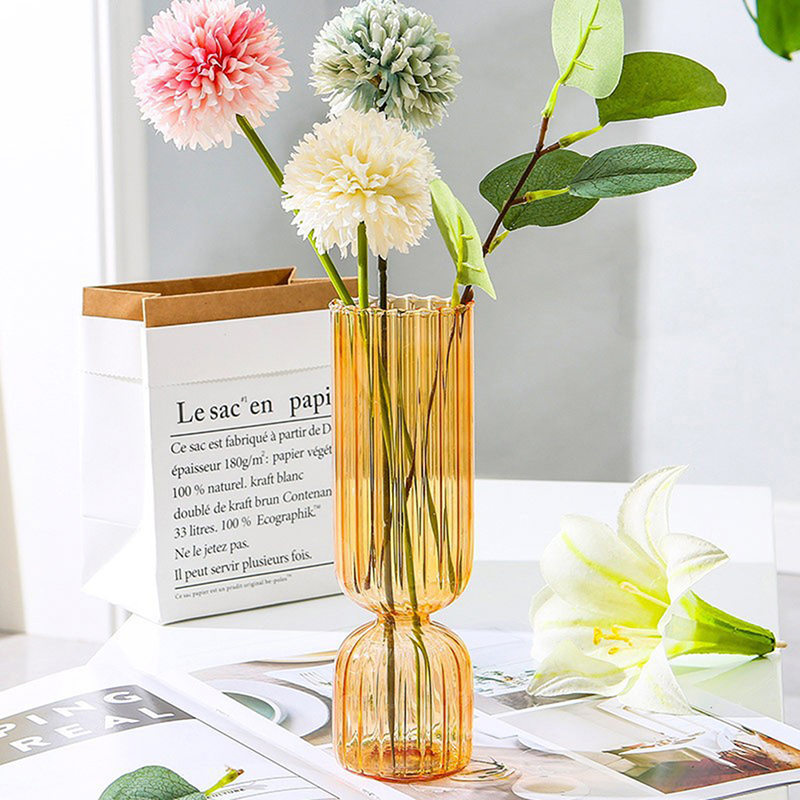Vaso de vidro nórdico para arr - Xt Home Textiles avaliação e preço