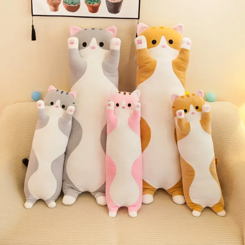 19.5in bonito 50cm gato brinqu - Bolster Pillow Long avaliação e preço