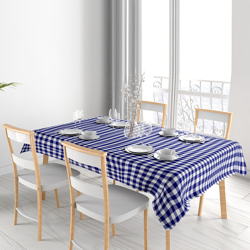 Toalha de mesa xadrez clássica - Home Textiles Premium avaliação e preço