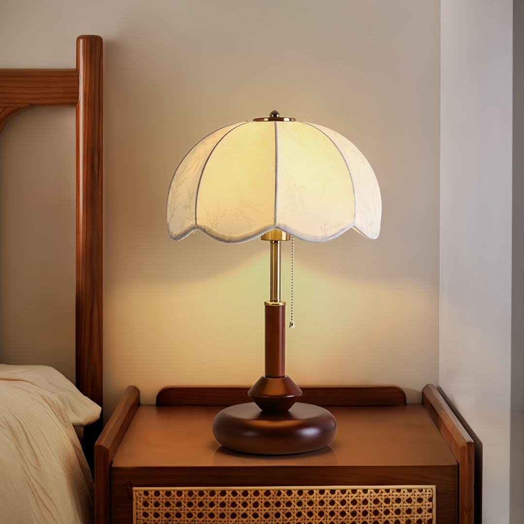 Luminária de Mesa Vintage com  - Home Textiles Fabric avaliação e preço
