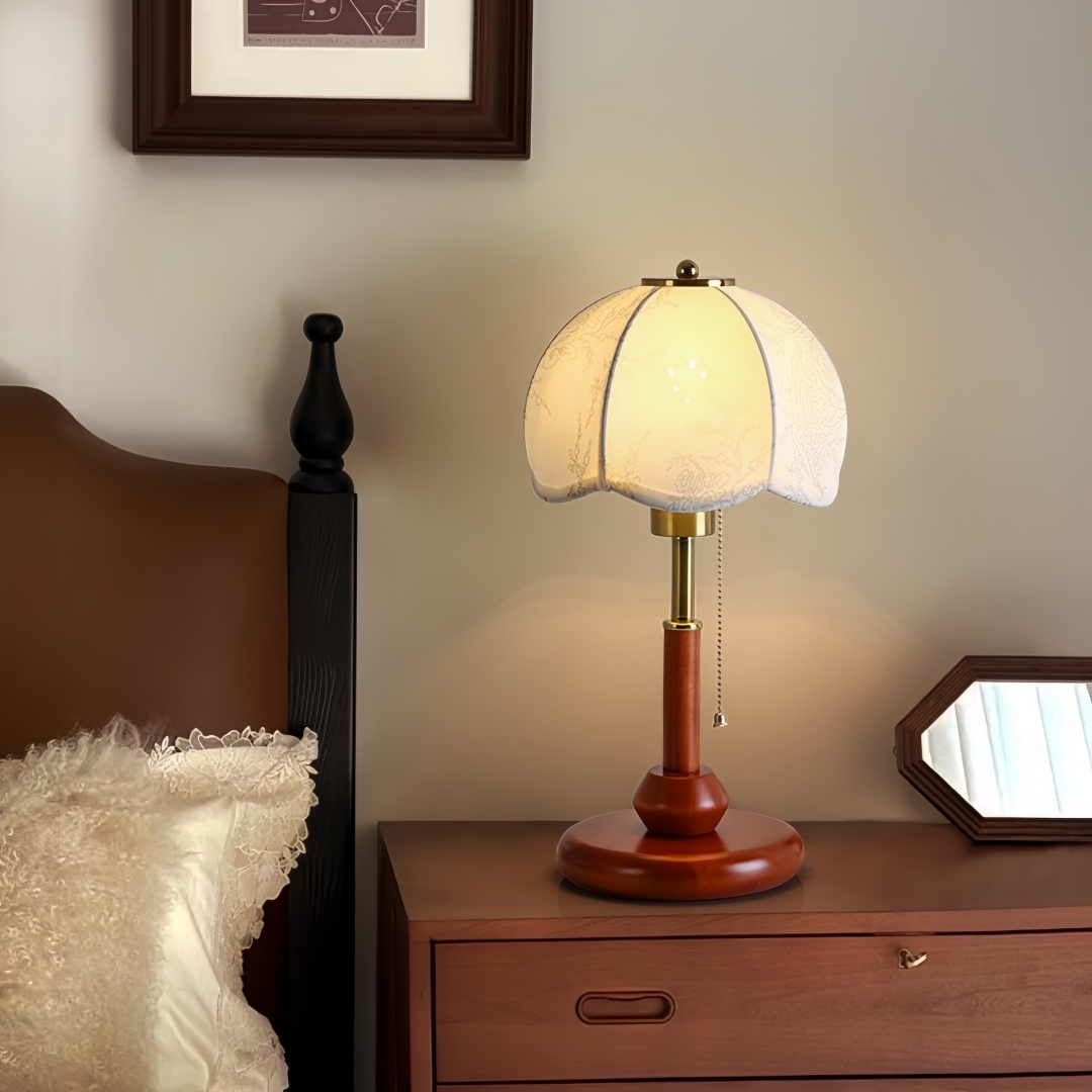 Luminária de Mesa Vintage com  - Home Textiles Fabric avaliação e preço