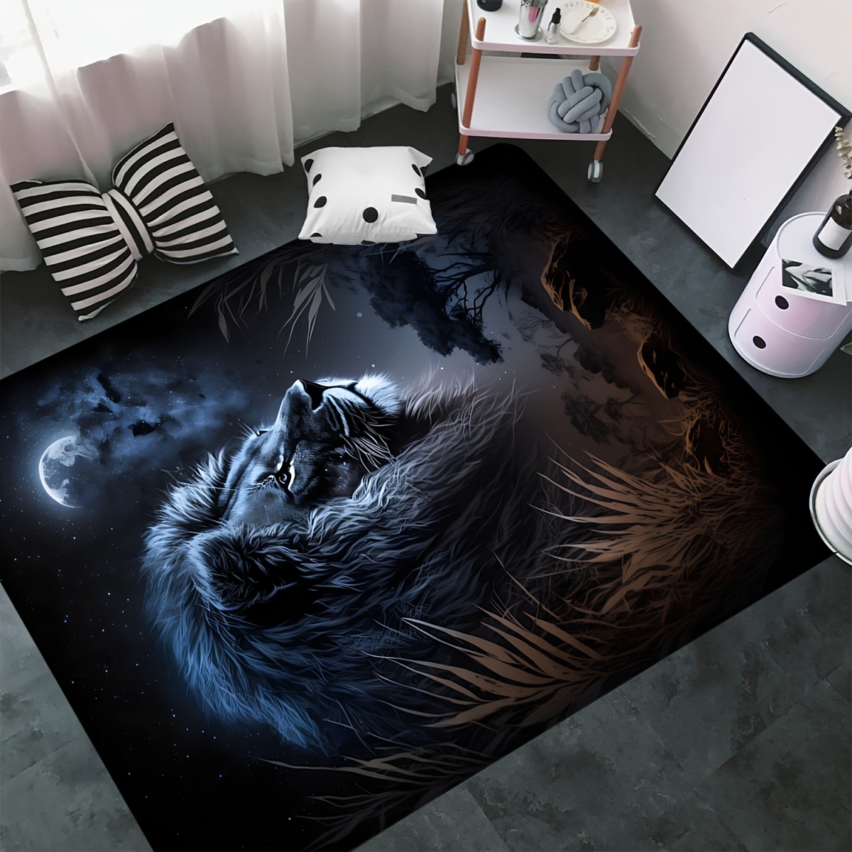 Tapete de Chão Estrelado com L - Home Textiles Rug avaliação e preço