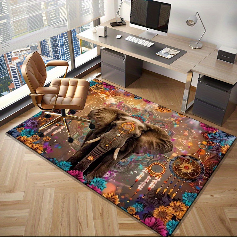 Tapete Mandala Elefante: Padrã - Home Textiles Rug avaliação e preço