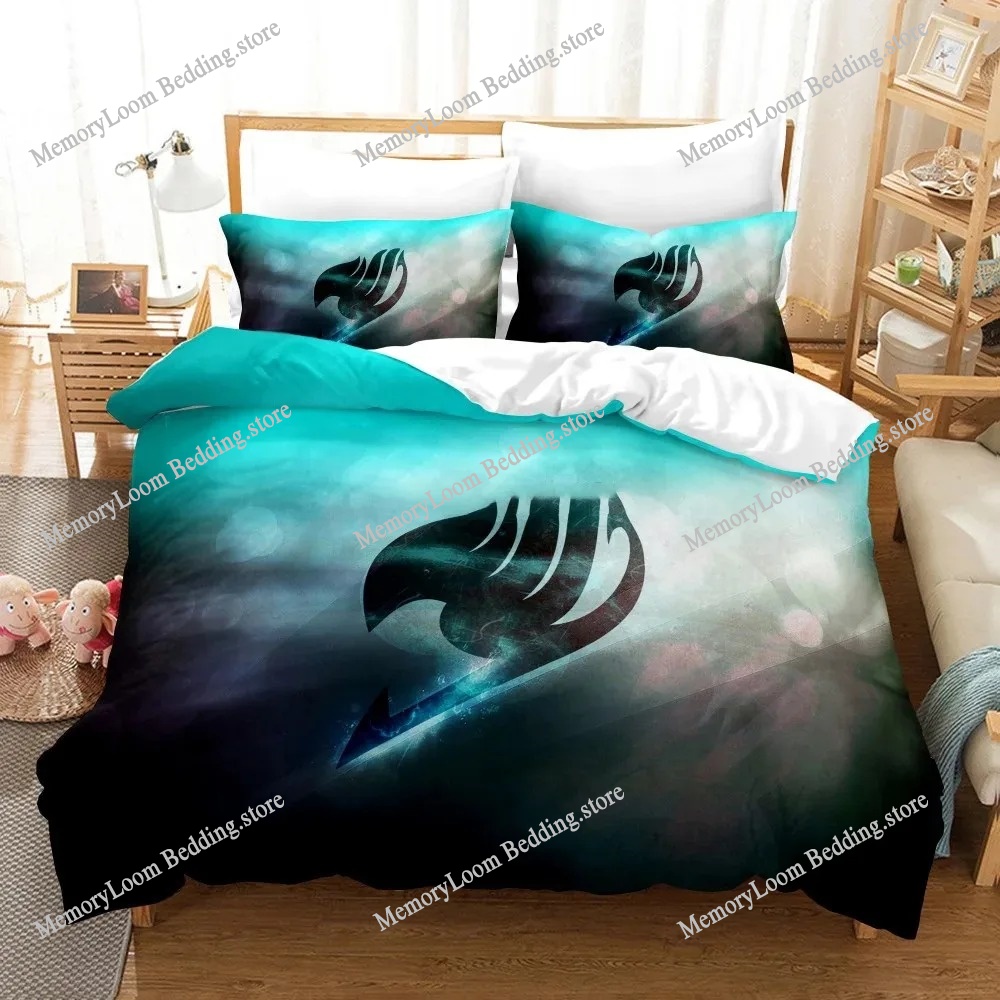 3d impressão anime fairy tail  - Home Textiles Logo avaliação e preço
