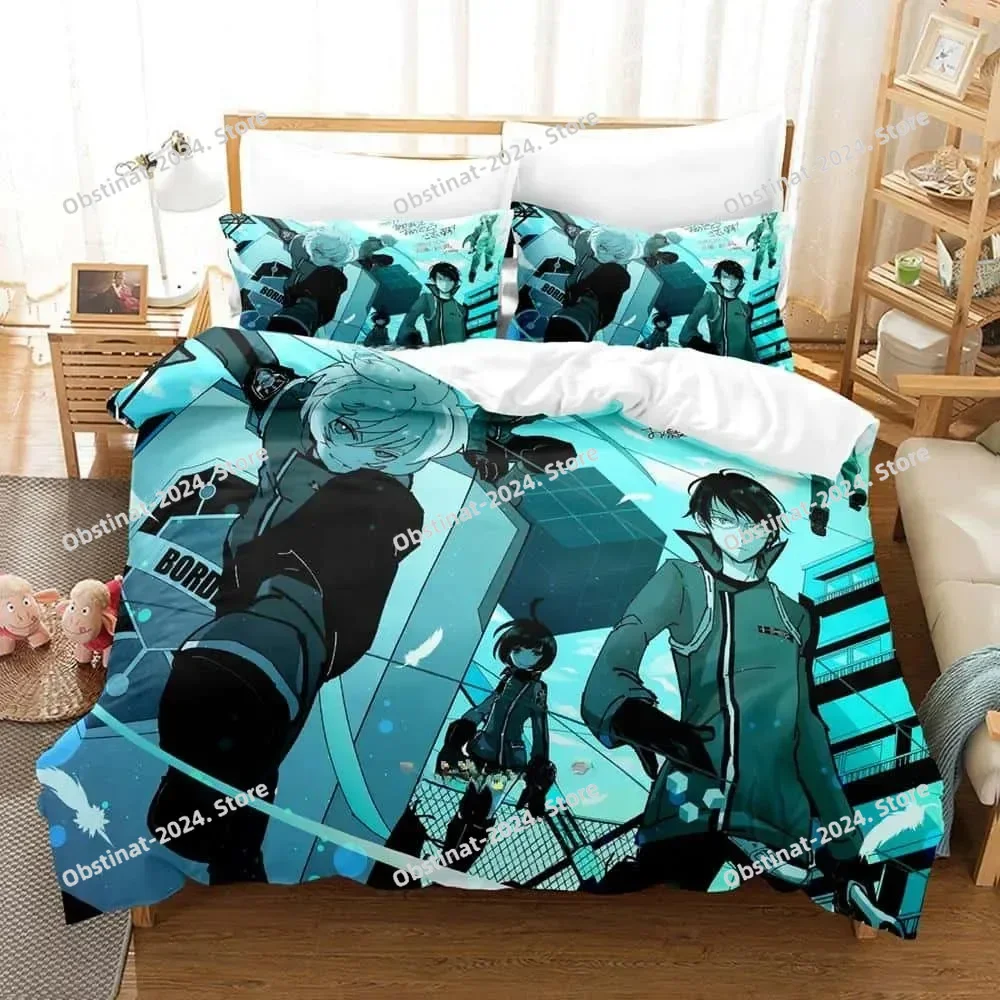 3d anime mundo gatilho conjunt - Home Textiles Super Soft avaliação e preço