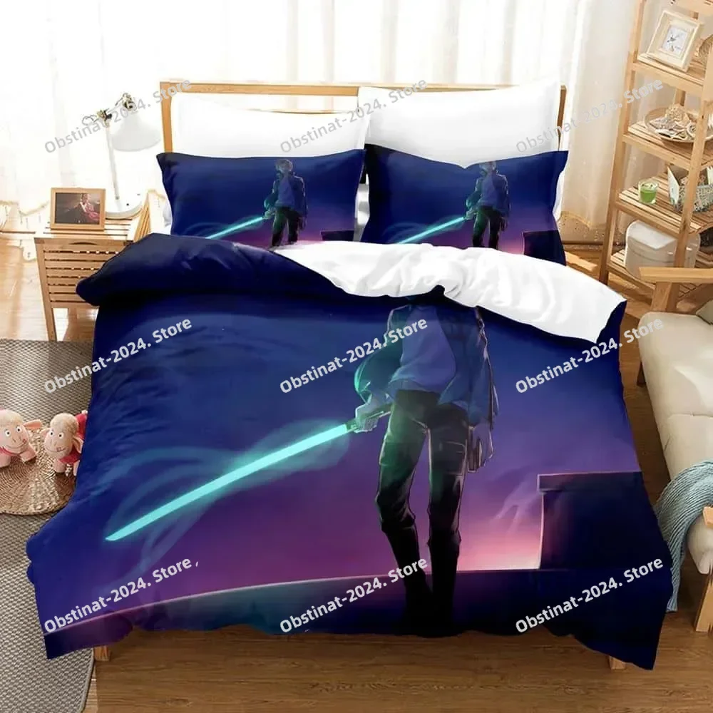 3d anime mundo gatilho conjunt - Home Textiles Super Soft avaliação e preço