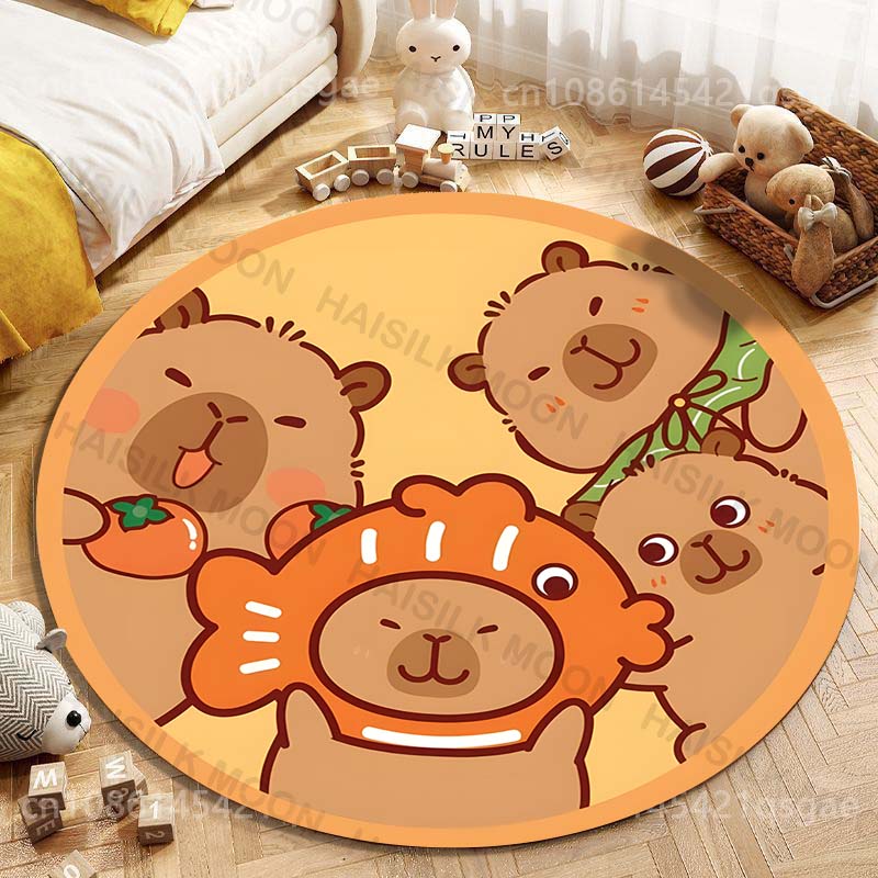 Bonito capivara dos desenhos a - Home Textiles Rug avaliação e preço