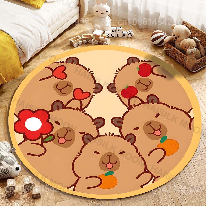 Bonito capivara dos desenhos a - Home Textiles Rug avaliação e preço