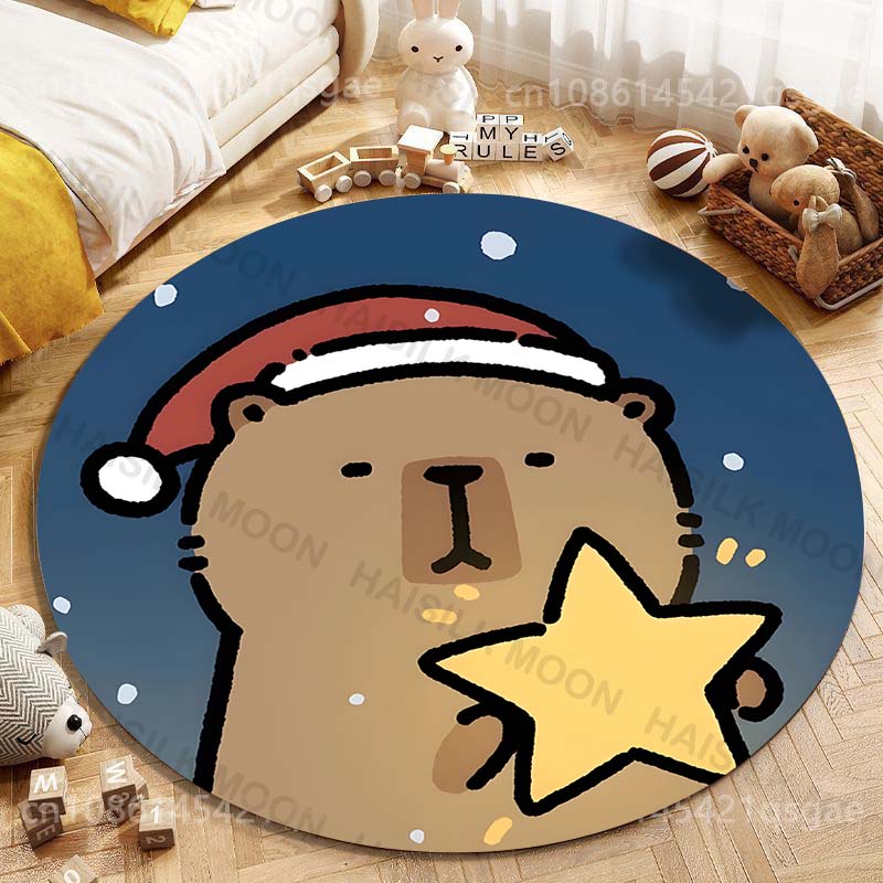 Bonito capivara dos desenhos a - Home Textiles Rug avaliação e preço