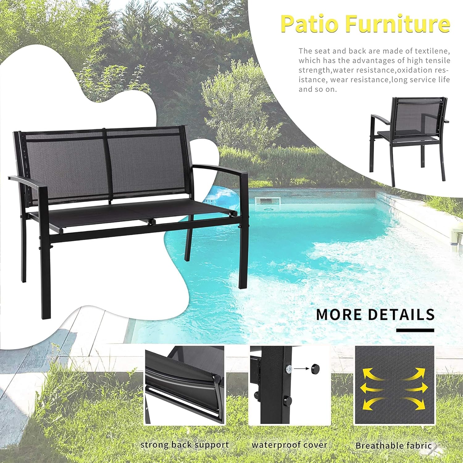 Conjunto de conversação para e - Home Textiles Fabric avaliação e preço