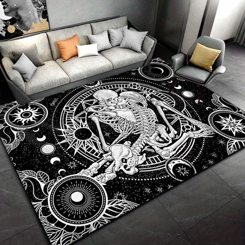 Tapete de dança de esqueleto e - Home Textiles Rug avaliação e preço