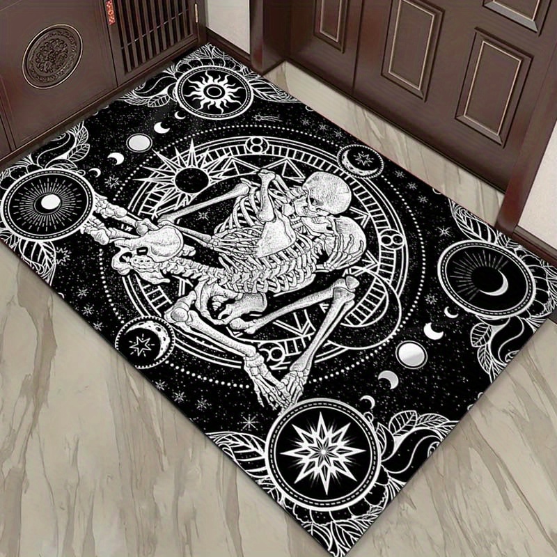 Tapete de dança de esqueleto e - Home Textiles Rug avaliação e preço