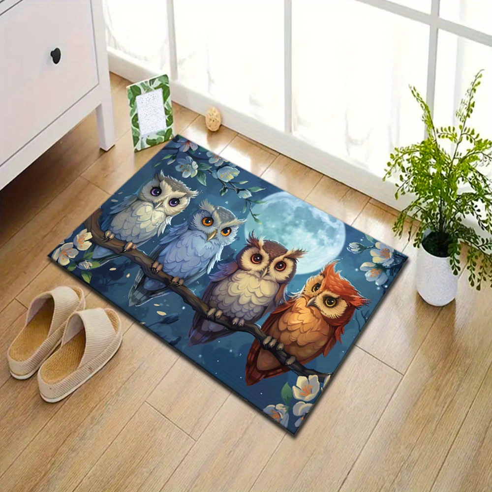 Tapete Moonlight Owls: tapete  - Home Textiles Rug avaliação e preço