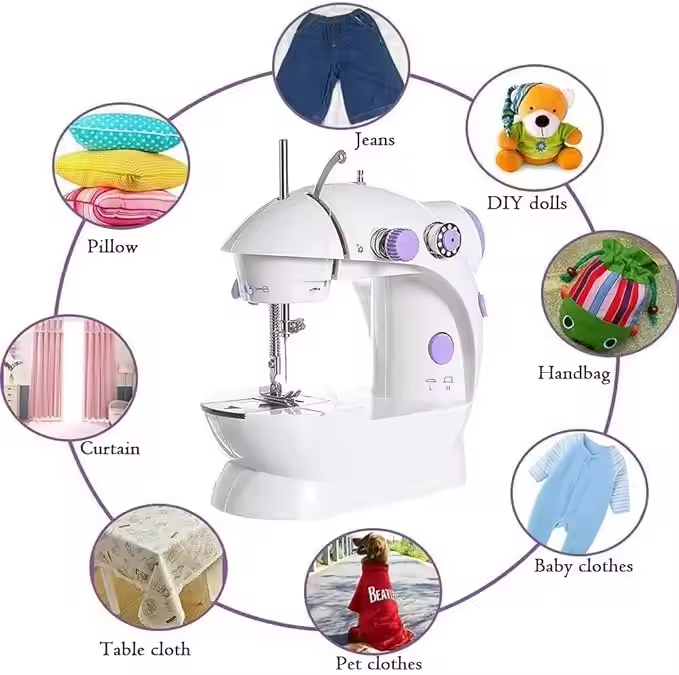 Mini máquinas de costura elétr - Home Textile Industry avaliação e preço