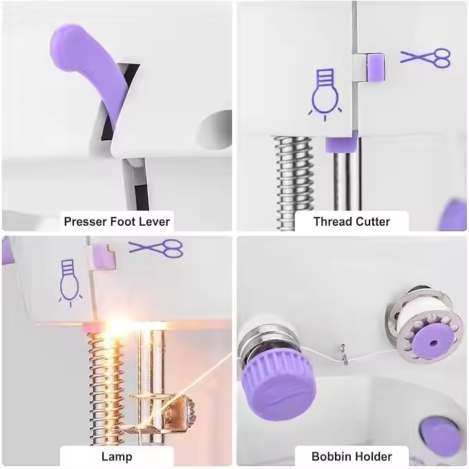 Mini máquinas de costura elétr - Home Textile Industry avaliação e preço