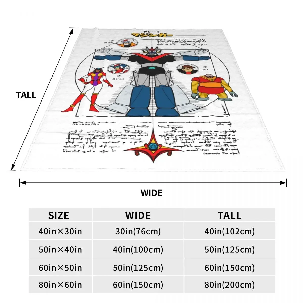 Cobertor de Veludo Mazinger Z  - Home Textiles Super Soft avaliação e preço
